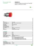 Datasheet for Schneider Electric ZB4BS834, EAN: 3389110888850