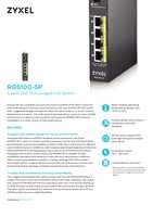 Datenblatt zu Zyxel RGS100-5P-ZZ0101F, EAN: 4718937592036