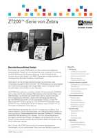 Datenblatt zu ZEBRA P1037974-006