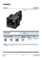 Datasheet for Siemens 3SB29080AA, EAN: 4011209028708