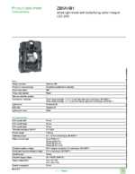 Datenblatt zu Schneider Electric ZB5AVB1, EAN: 3389110907759