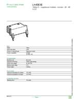 Datenblatt zu Schneider Electric LA4DE3E, EAN: 3389110233131