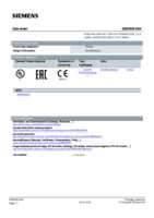 Datasheet for Siemens 3SB29088AA, EAN: 4011209028937