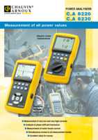 Datasheet for Chauvin Arnoux P01160632