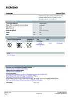 Datasheet for Siemens 3SB29012AD, EAN: 4011209120068