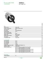 Datasheet for Schneider Electric ZB4BG4, EAN: 3389110889222