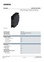 Datasheet for Siemens 3SU14001AA103EA0, EAN: 4011209951013