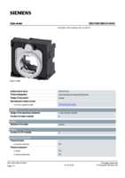 Datasheet for Siemens 3SU15000BA100AA0, EAN: 4011209954205