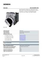 Datenblatt zu Siemens 3SU11502BF601BA0, EAN: 4011209956469