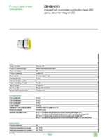 Datasheet for Schneider Electric ZB4BW353, EAN: 3389110889826