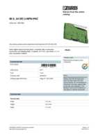 Datasheet for Phoenix Contact 2861496, EAN: 4017918894412