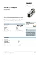 Datasheet for Phoenix Contact 1506930, EAN: 4017918881160