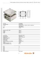 Datasheet for Weidmüller 0342500000, EAN: 4008190059804