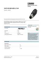 Datasheet for Phoenix Contact 1641785, EAN: 4017918921866