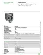Datasheet for Schneider Electric ZB4BW0M13, EAN: 3389110893526