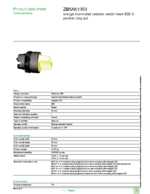 Datasheet for Schneider Electric ZB5AK1353, EAN: 3389110906134