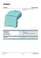 Datasheet for Siemens 3RV29275AA00, EAN: 4011209719576