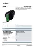 Datasheet for Siemens 3SU10022BL400AA0, EAN: 4011209955400