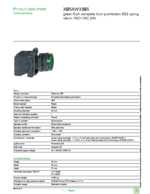 Datenblatt zu Schneider Electric XB5AW33B5, EAN: 3389110904062