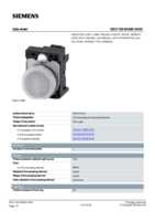 Datasheet for Siemens 3SU11026AA603AA0, EAN: 4011209958074
