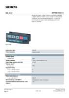 Datasheet for Siemens 3UF72001AA010, EAN: 4011209916241