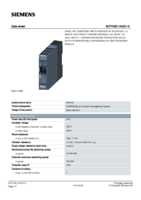 Datasheet for Siemens 3UF70201AU010, EAN: 4011209916210