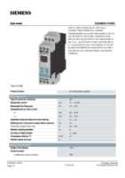 Datasheet for Siemens 3UG46251CW30, EAN: 4011209912502