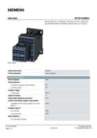 Datasheet for Siemens 3RT20162BB44, EAN: 4011209896932