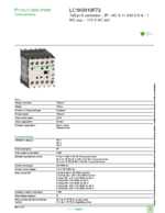 Datasheet for Schneider Electric LC1K0910F72, EAN: 3389110490268