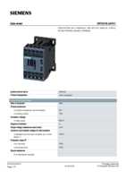 Datasheet for Siemens 3RT20162AF01, EAN: 4011209827530