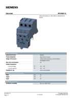 Datasheet for Siemens 3RV29281A, EAN: 4011209718975