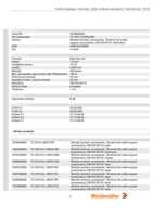 Datasheet for Weidmüller 0330800000, EAN: 4008190100650