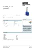 Datasheet for Phoenix Contact 3200836, EAN: 4017918094386