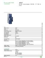 Datasheet for Schneider Electric 18747, EAN: 3303430187479