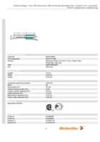 Datasheet for Weidmüller 9025740000, EAN: 4008190092054