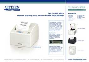Datenblatt zu CITIZEN WALL4000