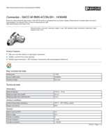 Datasheet for Phoenix Contact 1436466, EAN: 4046356436380