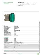 Datasheet for Schneider Electric ZB4BV033, EAN: 3389110895001