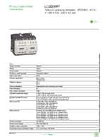 Datasheet for Schneider Electric LC2D09P7, EAN: 3389110384734