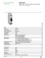 Datasheet for Schneider Electric GB2CD08, EAN: 3389110214741