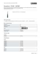 Datasheet for Phoenix Contact 1207608, EAN: 4017918899332