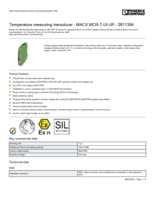 Datasheet for Phoenix Contact 2811394, EAN: 4046356520294