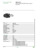 Datasheet for Schneider Electric ZB5AG212, EAN: 3389110135206