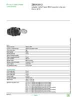 Datasheet for Schneider Electric ZB5AG012, EAN: 3389110135381