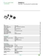 Datasheet for Schneider Electric ZB4BD922, EAN: 3389110896886