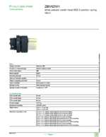 Datasheet for Schneider Electric ZB5AD501, EAN: 3389110905205