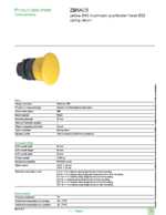 Datasheet for Schneider Electric ZB5AC5, EAN: 3389110904925
