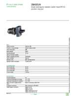 Datasheet for Schneider Electric ZB6DD28, EAN: 3389110070859