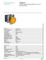 Datenblatt zu Schneider Electric XB4BV65, EAN: 3389110887204