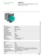 Datenblatt zu Schneider Electric XB4BV33, EAN: 3389110887228